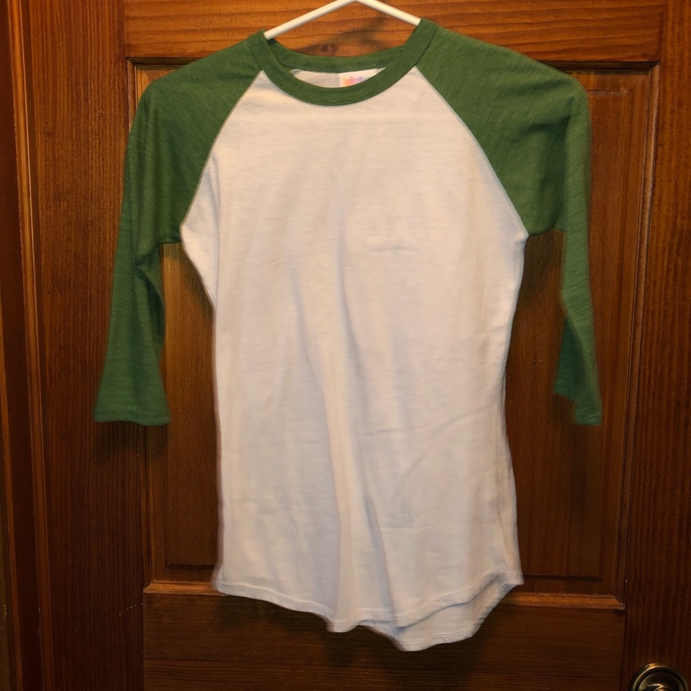 baseball tee 3/4 sleeve